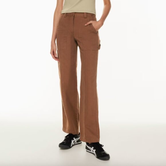 NWT! Aritzia Sunday Best New Oscar Pant in Cognac - Picture 1 of 8